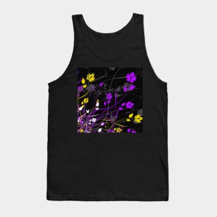 Elegant High Quality Floral Art Tank Top